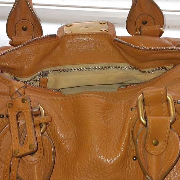CHLOE CAMEL PADDINGTON Vintage Handbag - Picture 10 of 15